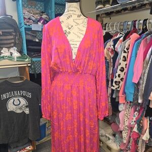 Draper James RSVP Pink Floral Dress